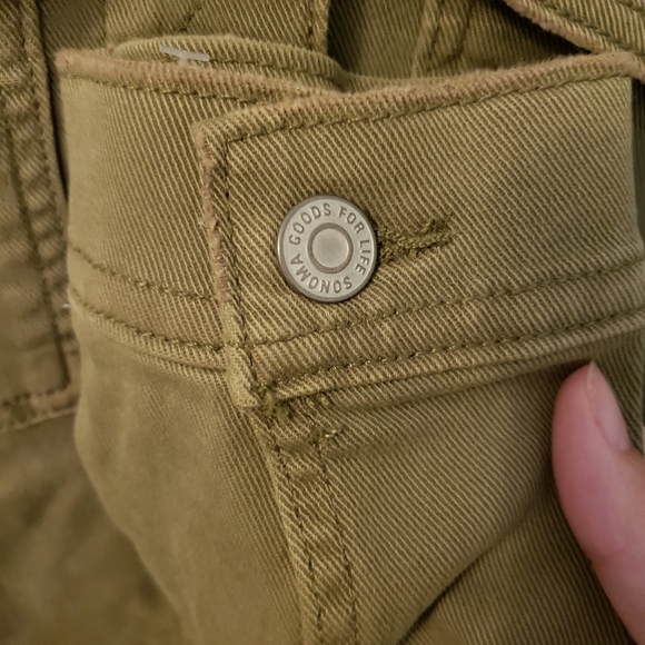 Sonoma Olive Green Denim Jacket - Picture 6 of 7